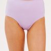 Bottoms Lime Ricki | Lavender High Waisted Swim Bottoms | Lime Ricki Swimwear