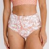 Bottoms Lime Ricki | Peony / Dots Reversible Ultra High-Waist Bottom