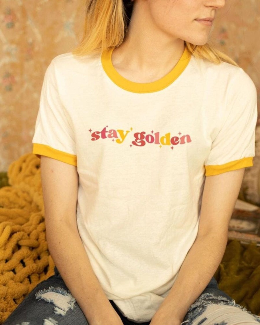 Beachwear Lime Ricki | Stay Golden Graphic Tee