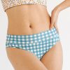 Bottoms Lime Ricki | Ocean Gingham Classic Swim Bottoms | Lime Ricki Swimwear