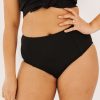 Bottoms Lime Ricki | High Waisted Black Swim Bottoms | Lime Ricki Swimwear