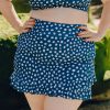 Bottoms Lime Ricki | Indigo Dot Ultra High-Waist Skirt W/ Bottoms