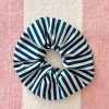 Beachwear Lime Ricki | Indigo Stripe Hair Scrunchie