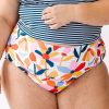 Bottoms Lime Ricki | June Floral/Indigo Stripe Reversible Ultra High-Waist Bottom