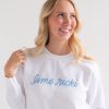 Beachwear Lime Ricki | White Lime Ricki Crew Neck Sweatshirt