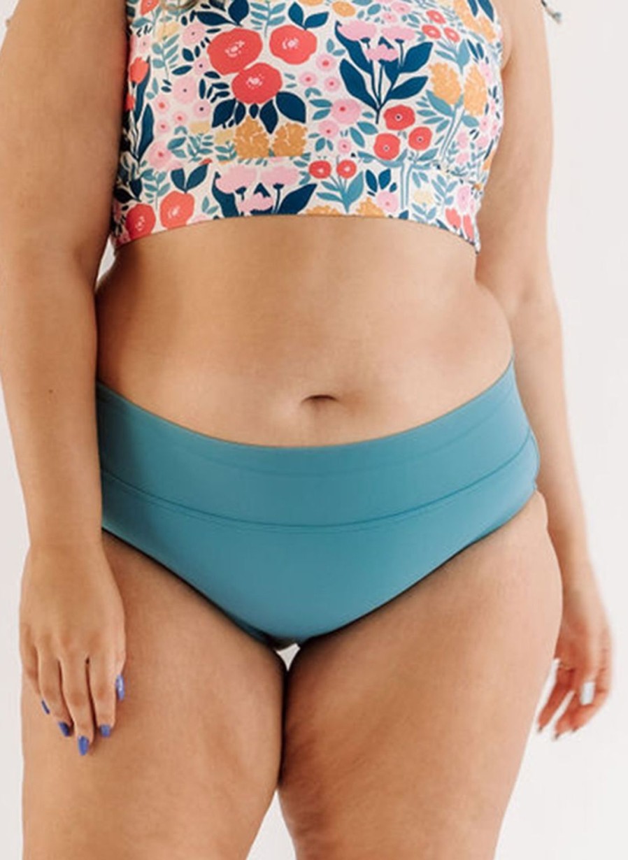 Bottoms Lime Ricki | Ocean Classic Swim Bottoms | Lime Ricki Swimwear