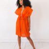 Beachwear Lime Ricki | Orange Kaftan