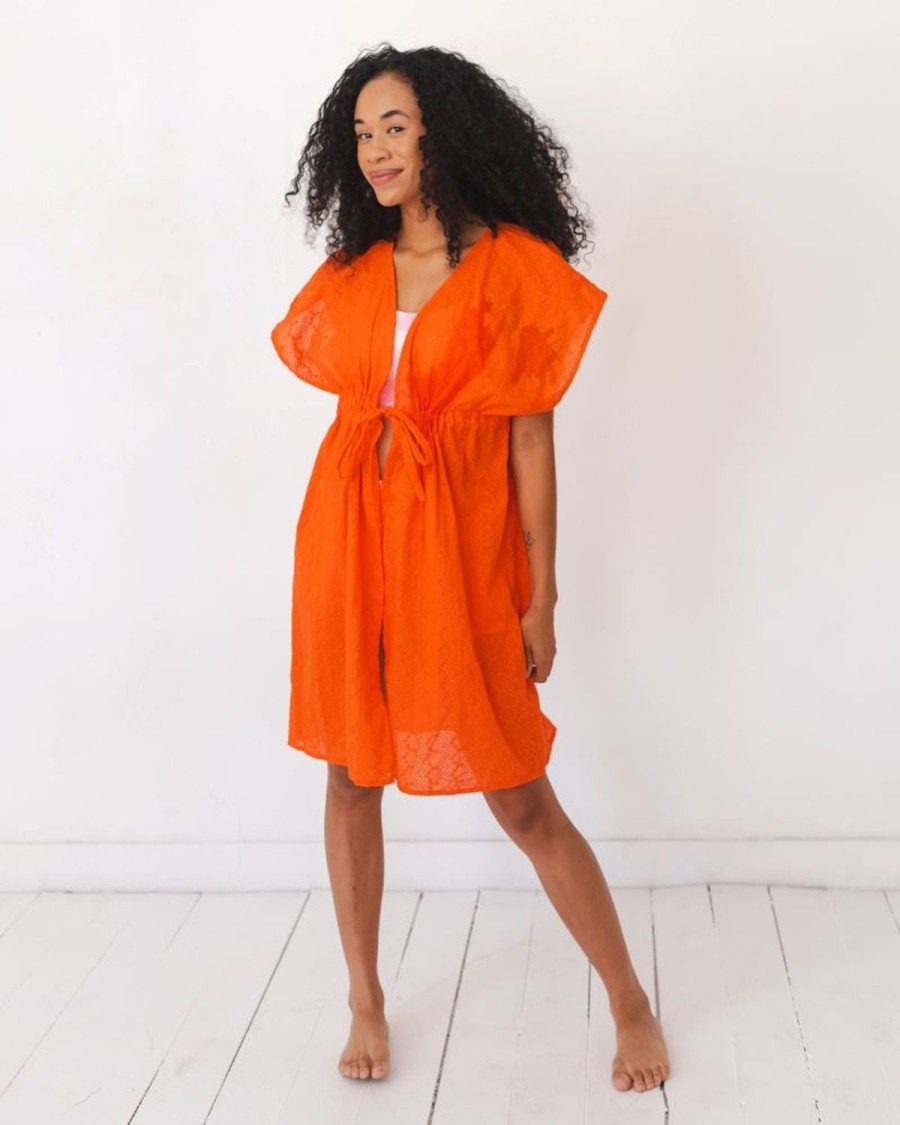 Beachwear Lime Ricki | Orange Kaftan