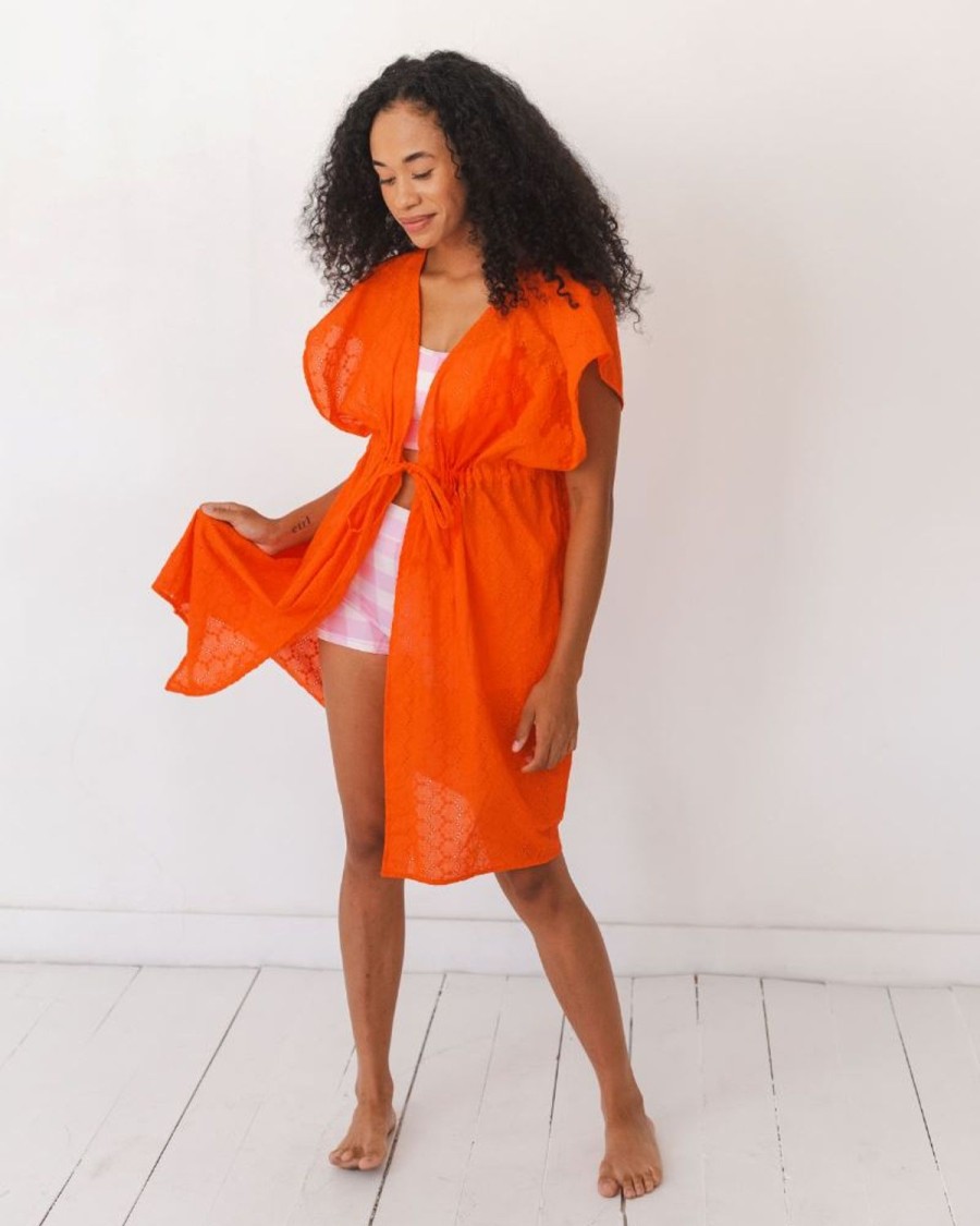 Beachwear Lime Ricki | Orange Kaftan