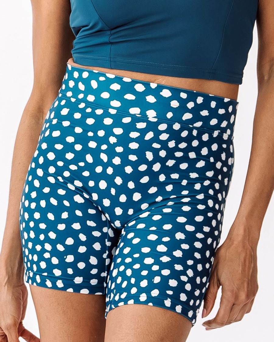 Bottoms Lime Ricki | Indigo Dot Bike Short