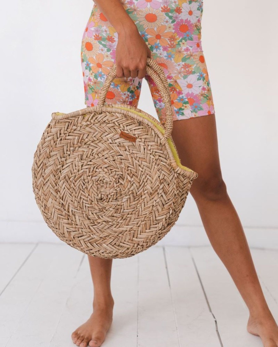 Beachwear Lime Ricki | Round Beach Bag